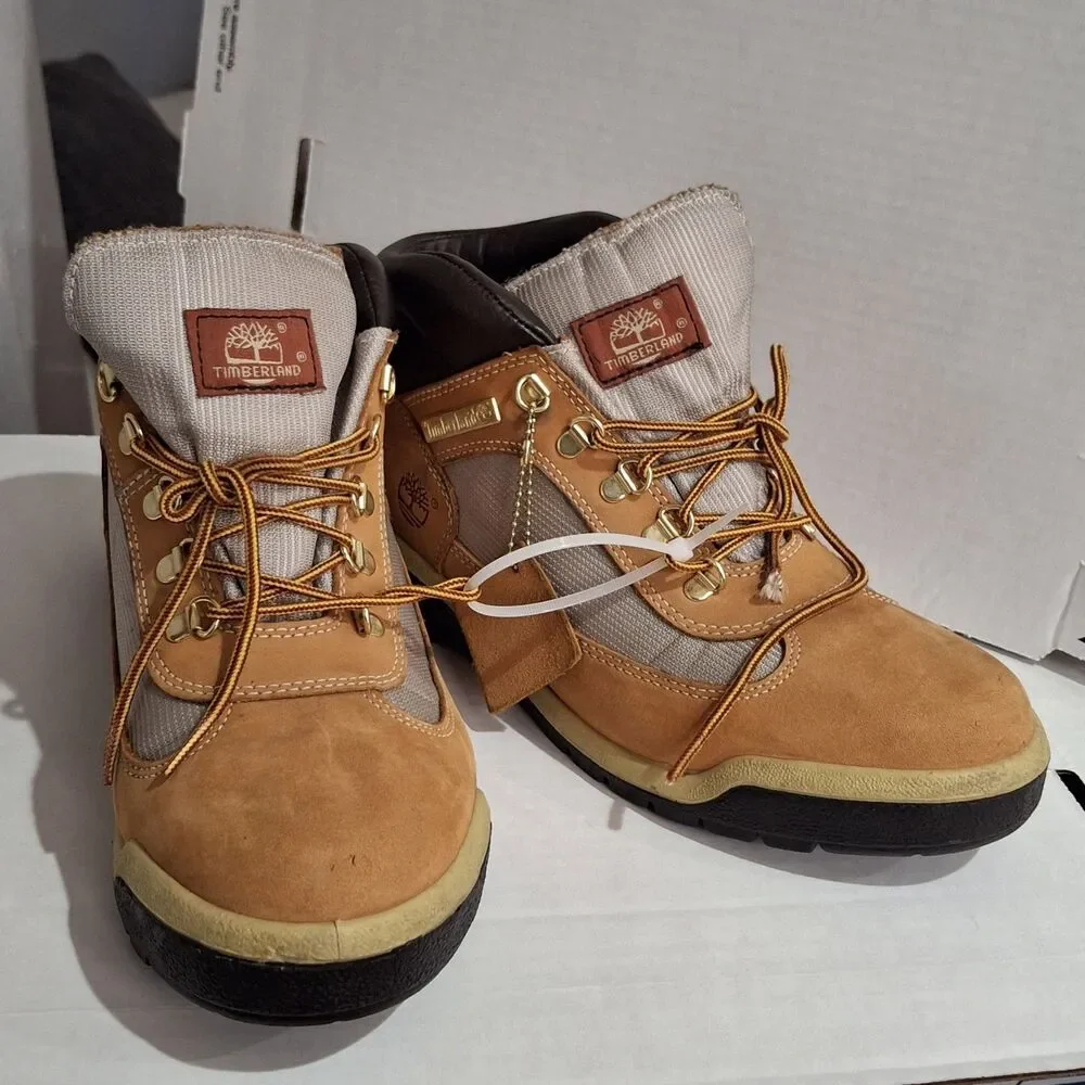 Timberland Field Boots Waterproof Boots Wheat Mens Size 9
